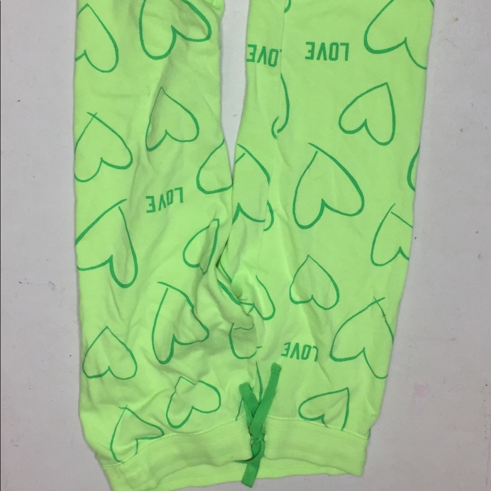 “Love” sweatpant capris